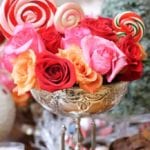 kimberly-schlegel-whitman-sterling-silver-vase-roses-lollipops-candy-christmas-centerpiece-flowers-tabletop-party-entertaining-ideas