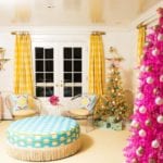 teggy-french-hollywood-regency-lucite-chairs-pink-christmas-tree-staffordshire-dogs-wearing-holiday-bows