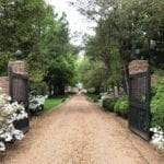 virginia-antebellum-home-gates-long-wooded-drive-trees-pea-gravel-southern-style