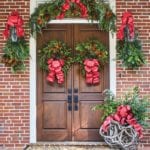 Canaan-Marshall_holiday_door_styling-wreaths-garland