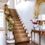 dunbar-road-dallas-texas-antelope-rug-stark-carpet-christmas-holiday-garland-stairs-staircase-decorations
