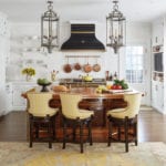 oficine gullo range hood white classic white kitchen Janie Molster and John Voight