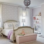 thibaut butterfly wallpaper purple lavender lilac girls bedroom Janie Molster and John Voight doll house