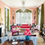pink-living-room-green-curtains-katie-ridder-peter-pennoyer-architectural-digest