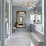 Barclay-Butera-Newport-Beach-Traditional-Home-elegant-blue-marble-master-bathroom-crystal-chandelier