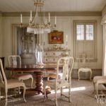 Jackye Lanham interior design dining room crystal chandelier William Litchfield Atlanta