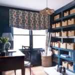 clary-bosbyshell-home-office-farrow-and-ball-hague-blue-pin-de-pommes-pierre-frey-brunschwig-fils-grilly-curtains-blue-and-white-stark-carpet-antelope-rug