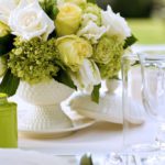 green-and-white-roses-hydrangeas