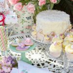 Amy-Beth Ellice cathy graham second bloom easter tablescape coconut cake bunny sugar cookies cupcakes
