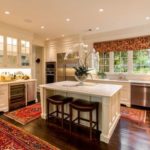 classic white marble kitchen persian rugs
