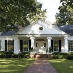 southern-home-traditional-architectural-design-white-black-shutters-columns