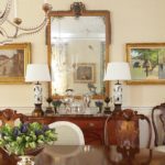 traditional-dining-room-chippendale-chairs-sideboard-gilt-mirror-classic-interior-design-new-england-magazine