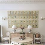 nicolas fairford english interior designer wall of framed botanical prints from book