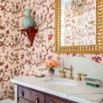 pierre-frey-wallpaper-powder-room-antique-sink