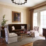 red-white-blue-patriotic-home-tour-fourth-of-july-4-John-Eason-greenwich-connecticut-home-tour-antique-oil-portrait