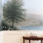 red-white-blue-patriotic-home-tour-fourth-of-july-4-John-Eason-greenwich-connecticut-home-tour-dining-room-murals