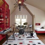 red-white-blue-patriotic-home-tour-fourth-of-july-4-John-Eason-greenwich-connecticut-home-tour-play-room-music-rec