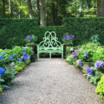 Bettie-Bearden-Pardee-Private-Newport-Rhode-Island-Garden-Tour-Hydrangeas-pea-gravel