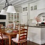 norman-askins-highlands-north-carolina-mountain-house-carole-weaks-interior-design-kitchen-la-cornue-french-chairs-antique
