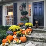nicola-bathie-mclaughlin-home-tour-interior-design-jewelry-welsh-terrier-pumpkins-on-doorstep-fall-decor