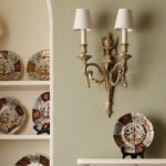 paris-inspired-antique-sconce-vaughan-designs-gild-gold-imari-plates-antiques