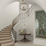 spiral-staircase-runner-persian-rug-collins-interiors