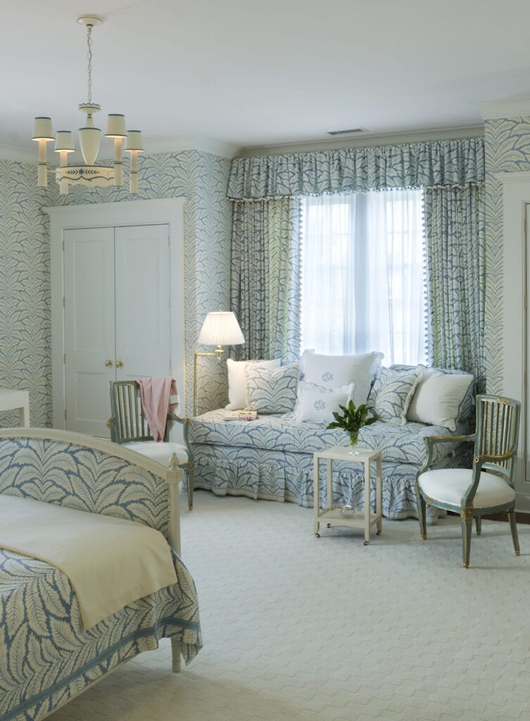 terry-sullivan-interiors-new-york-city-designer-blue-bedroom - The Glam Pad