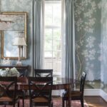 traditional-dining-room-persian-rug-antiques-hand-painted-wallpaper-chinoiserie-gracie-de-gournay-collins-interiors