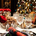 tartan-plaid-napkins-blue-and-white-tablescape-christmas-holiday-crystal