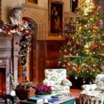 Christmas-decorations-Holker-Hall-England