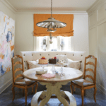 ragan-cain-breakfast-room-nook-abstract-art-antique-french-chairs