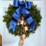southern-living-christmas-monica-lanvin-label-parma-grey-holiday-wreath-blue-bow-pinecones
