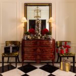 stephanie-booth-shafran-youre-invited-interior-design-scalamandre-tigre-velvet-green-chairs-upholstery-christmas-presents-holiday-style