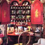 mario-buatta-collections-tulip-cups-antiques-secretary-chintz-curtains