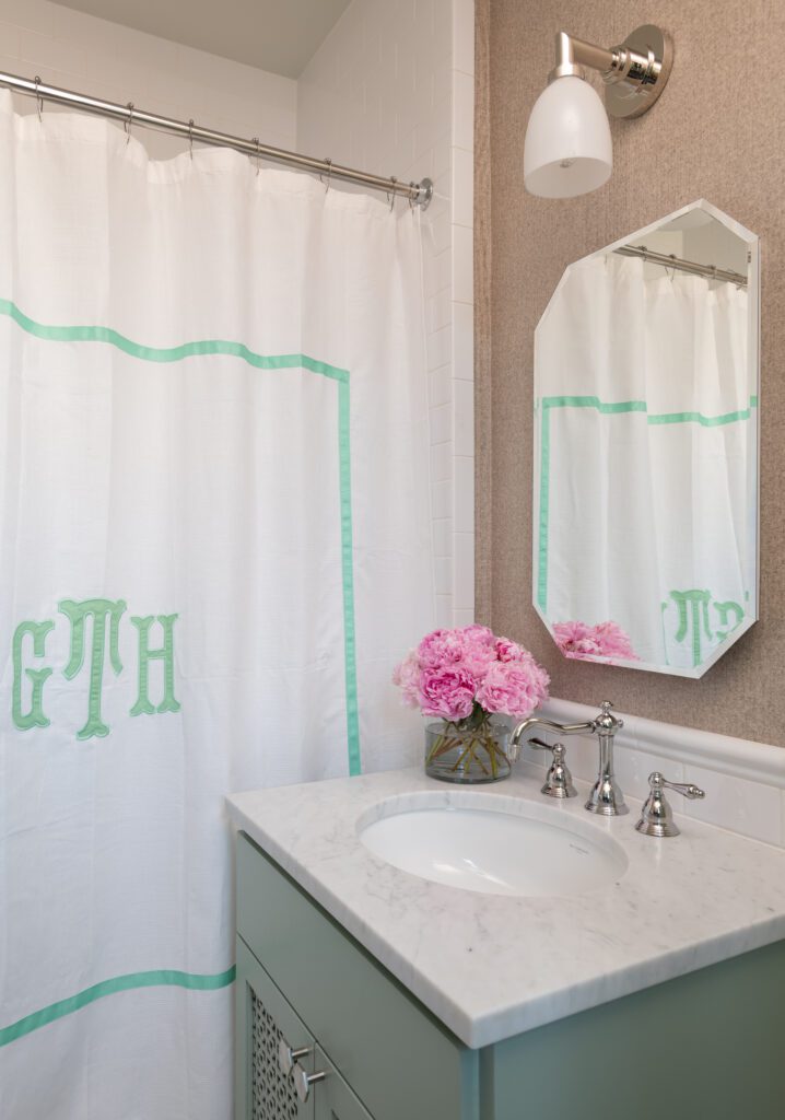 Monogrammed Shower Curtain The Glam Pad, Glam Shower Curtain Hollywood