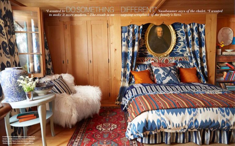 Michelle Nussbaumer’s Cozy Swiss Chalet Is the Perfect Spot To Start the New Year