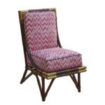 Chair covered in Lino Zig Zag