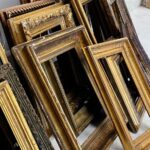 hunt-slonem-collection-gilded-antique-victorian-frames-gold-salvaged-repurposed