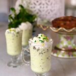 shamrock-shake-chocolate-chips-recipe-mackenzie-childs-cake-plate-platter-honeymoon-green