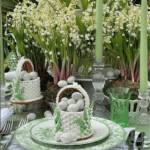 Luis Dinelli Decor lily of the valley tablescape