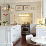 christopher-peacock-classic-scullery-white-marble-kitchen-art-above-range-oven-stove