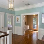 the-office-david-wallace-home-for-sale-Pasadena-California-upper-landing-robins-egg-blue-paint