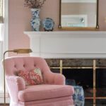 madre-dallas-interior-design-pink-blue-white-porcelain-antique-persian-rug