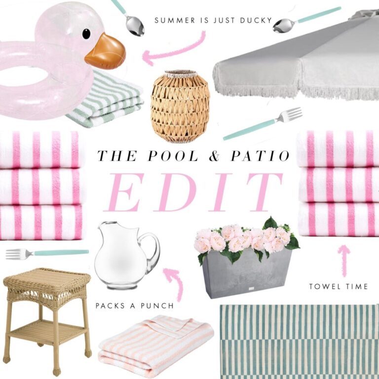 Summer Edit: Poolside and Patio Style