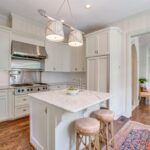 5138 Deloache Avenue Dallas Kips Bay Show House white marble kitchen