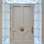 entry door hollywood regency style center door knob