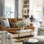 kipling-house-interiors-chicago-townhouse-traditional-home-brown-velvet-sofa-living-room