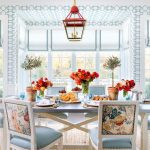 Ashley Whittaker trellis wallpaper breakfast room Darien Residence – Read Mckendree 7