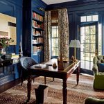 Ashley whittaker blue lacquered walls antelope carpet Darien Residence – Read Mckendree 4