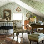 floral-english-country-wallpapered-ceiling-attic-bedroom-chintz